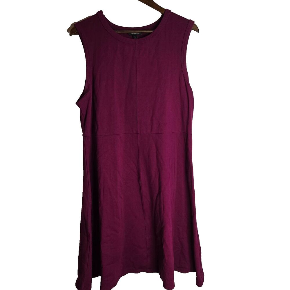 Banana Republic Magenta Sleeveless Shift Dress Womens XL